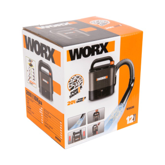 Купить Пылесос аккумуляторный WORX WX030 20V 2,0Ач,ЗУ коробка фото №2