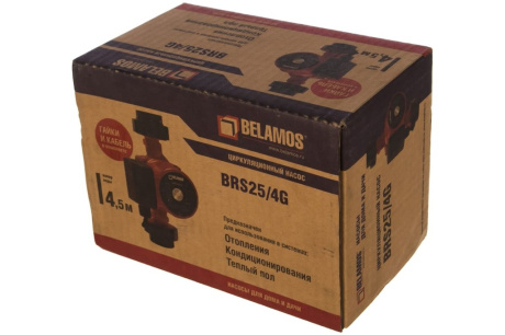 Купить Насос циркуляционный Belamos BRS25/4G 180 мм для отопления фото №5