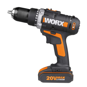 Купить Дрель аккумуляторная WORX WX183.1  20V 2,0Aч кейс фото №3